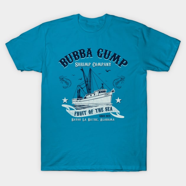 Gump Shrimping Company T-Shirt by Alema Art